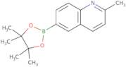 2-Methyl-6-(tetramethyl-1,3,2-dioxaborolan-2-yl)quinoline