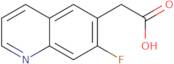 2-(7-Fluoroquinolin-6-yl)acetic acid