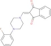 2-((4-(2-fluorophenyl)piperazinyl)methylene)indane-1,3-dione