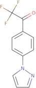 2,2,2-Trifluoro-1-(4-pyrazol-1-ylphenyl)ethanone