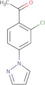 1-(2-Chloro-4-(1H-pyrazol-1-yl)phenyl)ethanone