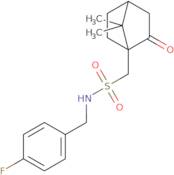 1-(((((4-fluorophenyl)methyl)amino)sulfonyl)methyl)-7,7-dimethylbicyclo[2.2.1]heptan-2-one