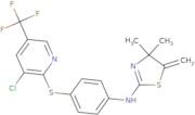 (4,4-dimethyl-3-methylene(2,5-thiazolinyl))(4-(3-chloro-5-(trifluoromethyl)(2-pyridylthio))phenyl)…