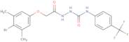 2-(4-bromo-3,5-dimethylphenoxy)-N-((N-(4-(trifluoromethyl)phenyl)carbamoyl)amino)ethanamide