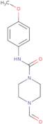 (4-formylpiperazinyl)-N-(4-methoxyphenyl)formamide