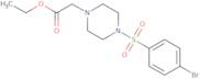 Ethyl 2-(4-((4-bromophenyl)sulfonyl)-piperazin-1-yl)acetate