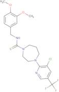 (((3,4-dimethoxyphenyl)methyl)amino)(4-(3-chloro-5-(trifluoromethyl)(2-pyridyl))(1,4-diazaperhydro…