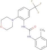 1-(2-methylphenyl)-3-(2-morpholin-4-yl-5-(trifluoromethyl)phenyl)urea