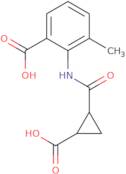 2-((2-carboxycyclopropyl)carbonylamino)-3-methylbenzoic acid