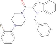 1-benzyl-2-[4-(2-fluorophenyl)piperazine-1-carbonyl]-1H-indole