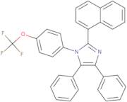trifluoro(4-(2-naphthyl-4,5-diphenylimidazolyl)phenoxy)methane