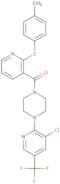 4-(3-chloro-5-(trifluoromethyl)(2-pyridyl))piperazinyl 2-(4-methylphenylthio)(3-pyridyl) ketone