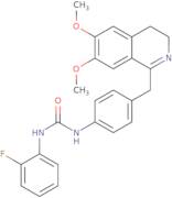 1-(4-((6,7-dimethoxy(3,4-dihydroisoquinolyl))methyl)phenyl)-3-(2-fluorophenyl)urea