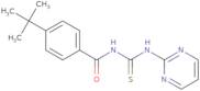 (4-(tert-butyl)phenyl)-N-((pyrimidin-2-ylamino)thioxomethyl)formamide