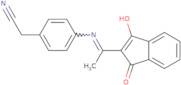 2-(4-(((1,3-dioxoindan-2-ylidene)ethyl)amino)phenyl)ethanenitrile