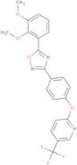 2,3-dimethoxy-1-(4-(4-(5-(trifluoromethyl)(2-pyridyloxy))phenyl)(2,3,5-oxadiazolyl))benzene