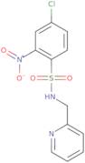 ((4-chloro-2-nitrophenyl)sulfonyl)(2-pyridylmethyl)amine