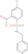 4-chloro-2-nitro-N-[(pyridin-4-yl)methyl]benzene-1-sulfonamide