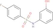 4-Fluoro-N-(3-hydroxyphenyl)benzene-1-sulfonamide