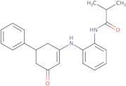 2-methyl-N-(2-((3-oxo-5-phenylcyclohex-1-enyl)amino)phenyl)propanamide