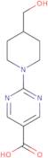 2-(4-(Hydroxymethyl)piperidin-1-yl)pyrimidine-5-carboxylic acid