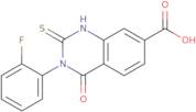 3-(2-Fluorophenyl)-4-oxo-2-sulfanyl-3,4-dihydroquinazoline-7-carboxylic acid