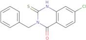 3-Benzyl-7-chloro-2-sulfanyl-3,4-dihydroquinazolin-4-one