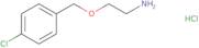 2-[(4-Chlorophenyl)methoxy]ethan-1-amine hydrochloride