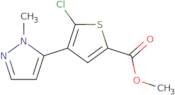 2-Thiophenecarboxylic acid, 5-chloro-4-(1-methyl-1H-pyrazol-5-yl)-, methyl ester