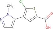 5-chloro-4-(1-methyl-1H-pyrazol-5-yl)thiophene-2-carboxylic acid