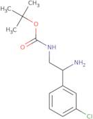 tert-Butyl (2-amino-2-(3-chlorophenyl)ethyl)carbamate