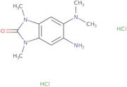 5-Amino-6-dimethylamino-1,3-dimethyl-1,3-dihydro-benzoimidazol-2-one dihydrochloride