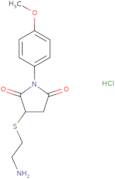 3-[(2-Aminoethyl)thio]-1-(4-methoxyphenyl)-2,5-pyrrolidinedione hydrochloride