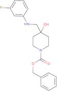 Benzyl 4-{[(3-fluorophenyl)amino]methyl}-4-hydroxypiperidine-1-carboxylate