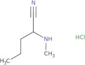 2-(Methylamino)pentanenitrile hydrochloride