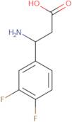 (Betas)-β-amino-3,4-difluorobenzenepropanoic acid