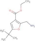 Ethyl 2-(aminomethyl)-5-(tert-butyl)furan-3-carboxylate