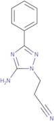 3-(5-Amino-3-phenyl-1H-1,2,4-triazol-1-yl)propanenitrile