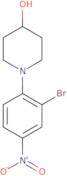 1-(2-Bromo-4-nitrophenyl)-4-hydroxypiperidine