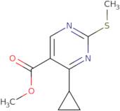 Methyl 4-cyclopropyl-2-(methylthio)pyrimidine-5-carboxylate