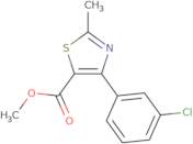 Methyl 4-(3-chlorophenyl)-2-methylthiazole-5-carboxylate