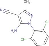 5-Amino-4-cyano-1-(2,6-dichlorophenyl)-3-methylpyrazole