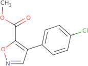 Methyl 4-(4-chlorophenyl)isoxazole-5-carboxylate