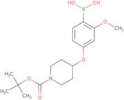 4-(1-BOC-piperidin-4-yloxy)-2-methoxyphenylboronic Acid