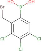 2-(Bromomethyl)-3,4,5-trichlorophenylboronic Acid