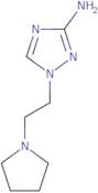 1-[2-(Pyrrolidin-1-yl)ethyl]-1H-1,2,4-triazol-3-amine