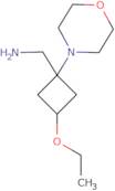 [3-Ethoxy-1-(morpholin-4-yl)cyclobutyl]methanamine