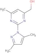 [2-(3,5-Dimethyl-1H-pyrazol-1-yl)-6-methylpyrimidin-4-yl]methanol