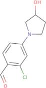 2-Chloro-4-(3-hydroxypyrrolidin-1-yl)benzaldehyde