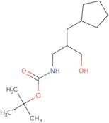 tert-Butyl N-[2-(cyclopentylmethyl)-3-hydroxypropyl]carbamate